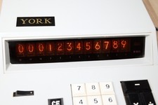 Vintage nixie tube calculator York EC120 - fantastic condition