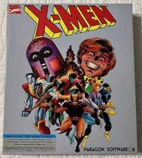 XMen (IBM PC 5 1/4 Disk) Madness in Murderworld Paragon Software 1989 Usef
