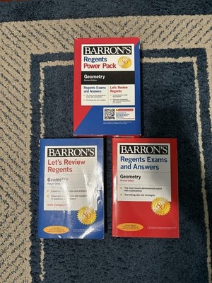 Barron's Regents Power Pack Geometry Regents Exams and Study Guide Paperback