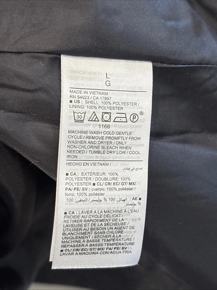 Old Navy NWT Grey Double Breasted Belted Classic Trench Coat Jacket Size L - Image 4 of 4