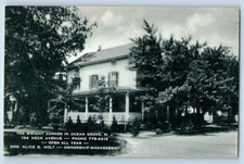 1940 Ocean Grove New Jersey NJ Postcard The Wright Corner Heck Avenue Artvue