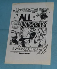 vintage original flyer ALL Doughboys THE BAD YODELERS Speedway Cafe SLC Utah