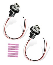 2 Set 33302-S5A-A01 T20 Turn Signal Brake Tail Light Bulb Socket Plug