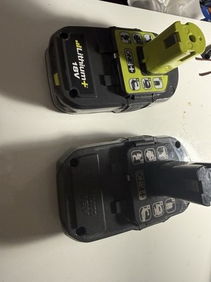 2 ryobi 18v | 1.5 and 1.3amp | NOT CHARGING |For Parts