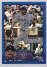 2023 Topps Chrome Logofractor Edition Blue Refractor /150 Kris Bryant #80 12ui