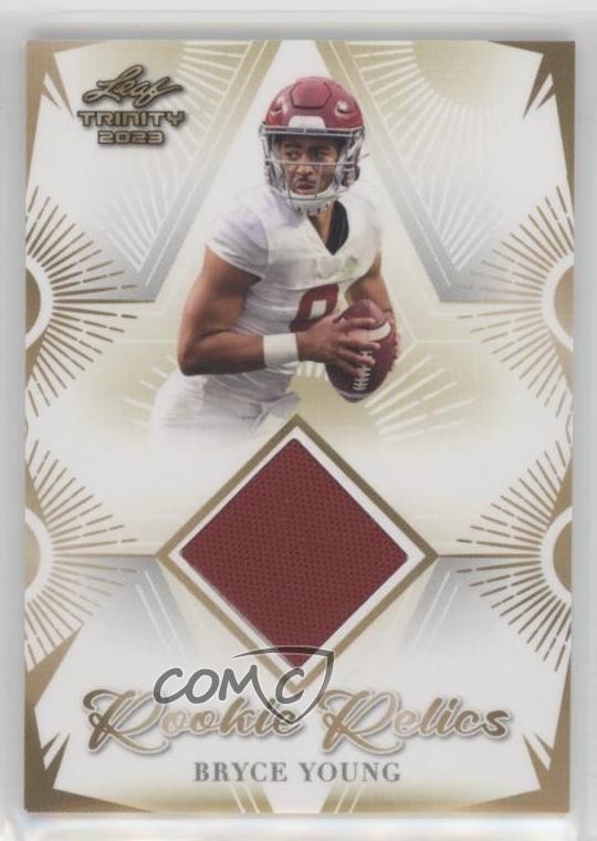 2023 Leaf Trinity Mega Box Rookie Relics Bryce Young #RR-5 RC 0h6w