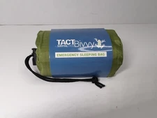 Tact Bivvy Emergency Sleeping Bag 4.7 oz Lightweight Survival Frog Green (A310)