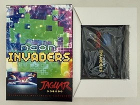 Atari Jaguar Neon Invaders Cartridge Wave 1 Games Prototype