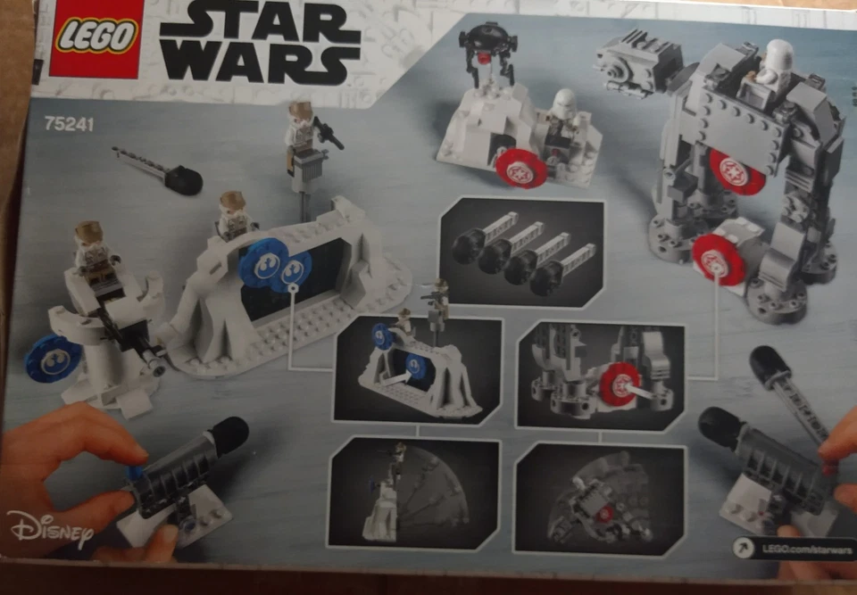 LEGO Disney Star Wars Action Battle Echo Base Defense 75241 СОВЕРШЕННО НОВЫЙ ЗАПЕЧАТАННЫЙ - Изображение 2 из 2