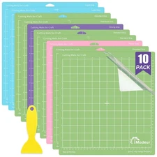 10 Pack Cutting Mats -12"x12" Cutting Mats for Cutting machine Accessories - ...