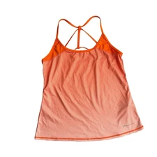 Orange Theory Womens Tank Top Size Small Striped  Multi Strap 
