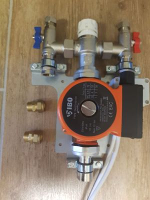 Single Zone Wassersteuerungspaket IBO Pumpe Fußbodenheizung