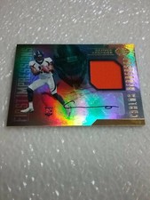 Carlos Henderson Broncos 2017 Panini First Impressions Materials Auto RC #121