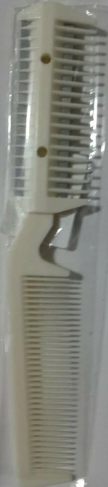 Peine de afeitar profesional adelgazante de cabello con cuchillas y peine color puede muy Foto 2 de 4