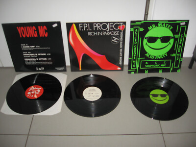 Mr. Matey-Acid party/F.P.I. Project-Going back to my/Young MC-I come off (3 maxi