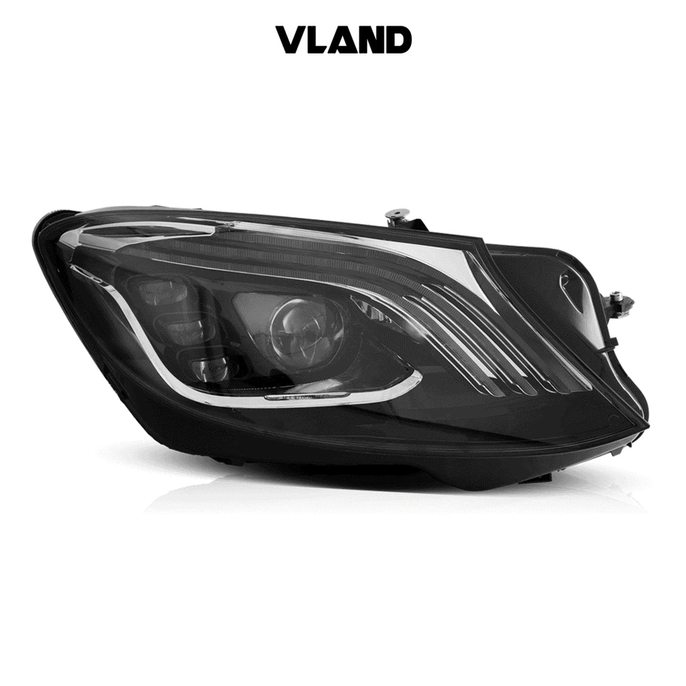 LED Projector Headlights For Mercedez Benz S-Class 2014-2017 W/ Blue Animation Foto 2 de 4