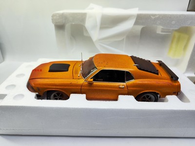 No106 ミニカー1/18 ACME Ford Mustang Boss ACME 1/18 - FORD Mustang Boss 429 - 1970 - Five Diecast