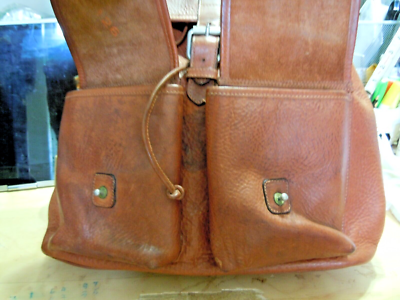 banana republic italian leather backpack Vintage Banana Republic old Leather Backpack Rucksack large Made in Italy 2