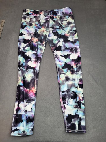 Fabletics Powerhold Leggings Womens 2XL Floral Lightweight Stretch Gym Workout - Picture 4 of 7