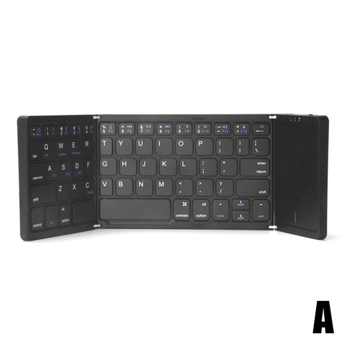 Folding Keyboard Tri-Folding Wireless Bluetooth Keyboard with Touchpad Keyb B7J6 - Picture 19 of 21