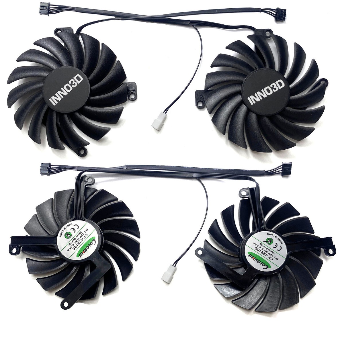 CoolingFan for INNO3D RTX3060ti 3080 TWIN X2 OC Black Gold Extreme