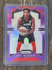 2020 Panini Prizm WNBA Angel McCoughtry Purple Prizm #/125 Las Vegas Aces