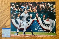 Jim Leyritz New York Yankees Signed 1996 World Series Champions 11x14 Photo PSA