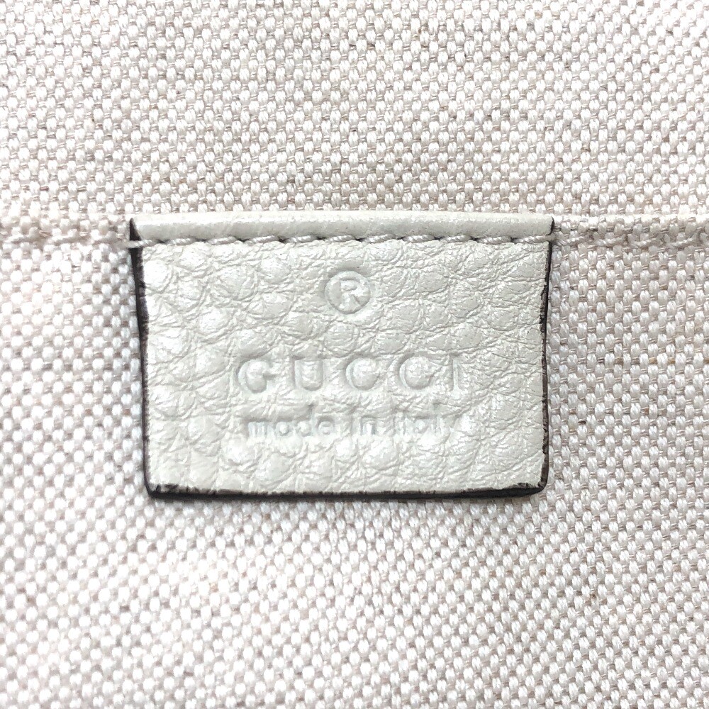 GUCCI 370833 Bamboo Backpack Leather WhiteBased GUCCI 370833 Bamboo Backpack Leather WhiteBased