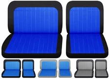 Fits 88-91 Chevy C/K 1500 Pickup 40/60 front bench seat covers , NO headrests