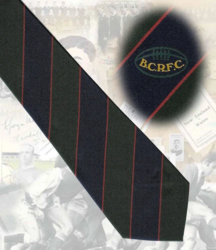 Blackrock College RFC, Ireland - 9.5 cm - RUGBY TIE