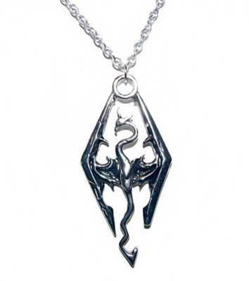 The Elder Scrolls Skyrim Pendant Necklace on a 20'' Chain
