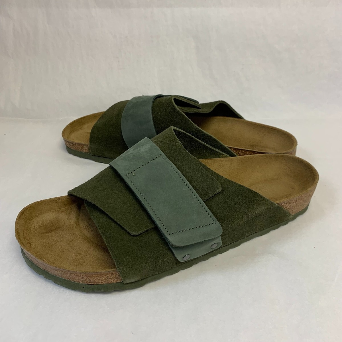 Birkenstock New w/o Box Kyoto Thyme Nubuck/Suede Leather Narrow