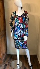 VINTAGE 1970  s 80  s Missoni Sequin Tunic Top  Skirt Dress Set M new with tags