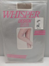 Vintage Pantyhose Very Rare Whisper Desing color Khaki Size Average BMIX30