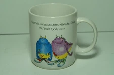 Vtg Moodz Papel Coffee Mug Cup  I have this uncontrollable insatiable craving...