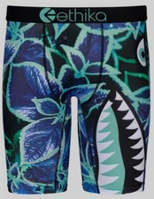 Ethika the Staple BOMBER GLITZ Eye Teeth Green Blue Black Boxer Men's NIP **