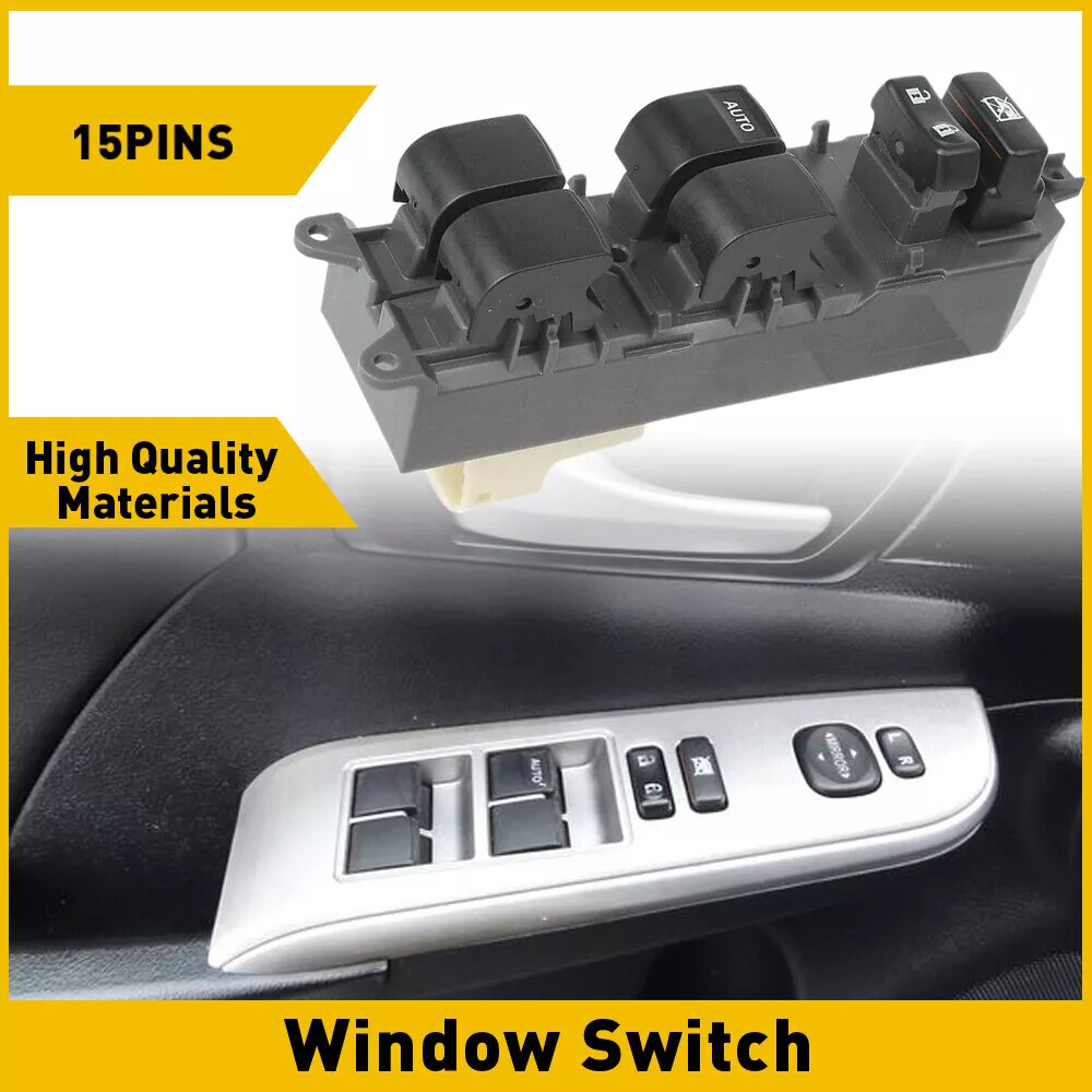 2007-14 Toyota Corolla Left Power Window Door Switch 84820-02190 84820-06100