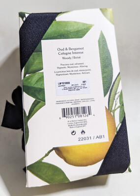 Jo Malone Oud & Bergamot Cologne Intense 100ml / 3.4oz spray new
