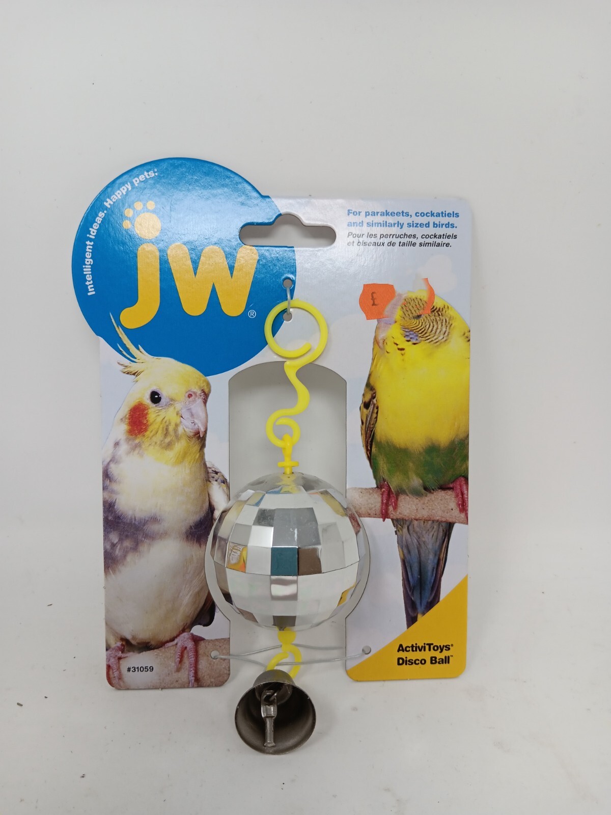 JW bird enrichment toys for cockatiel, budgie and parakeets mirror