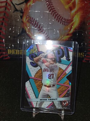 2023 Topps Pristine Mike Trout OH SNAP! OS-3 Angels Die-cut
