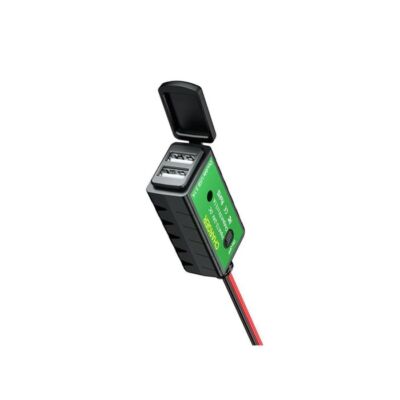 Bike It Netzteil Twin USB Tragbar Motorrad Roller Urban