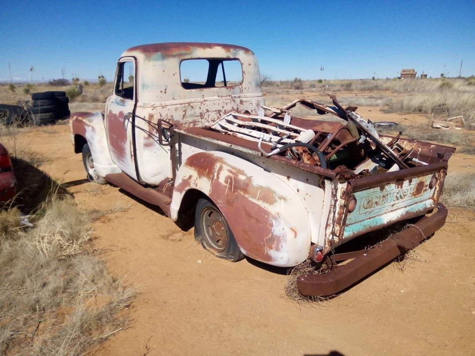 1951 1952 1953 Chevrolet Pickup truck rolling chassis parts truck - Image 4 of 4