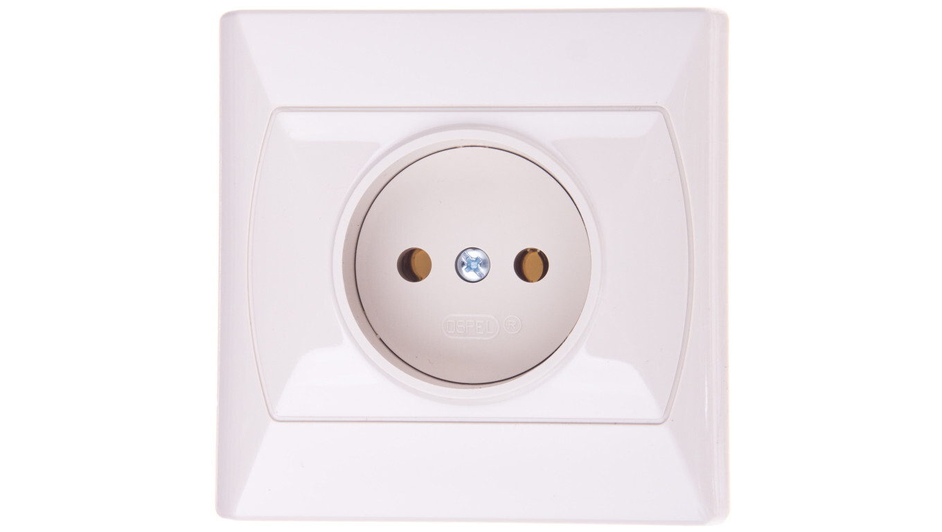 AKCENT Single socket b / u beige GP-1A / 01 /T2UK