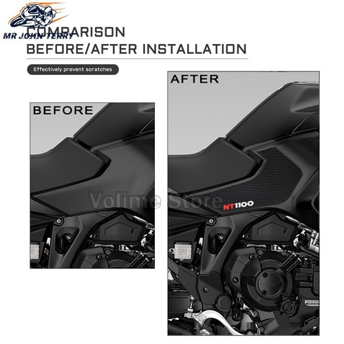 Adesivi Antiscivolo Per Serbatoio Moto GSX-8R/GSX8S - Gomma Alta Densità, Protezione Ginocchia E Design