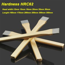 10" Cold Steel Chisel Brick Masonry Stone Chisel With Grip and Hand Guard DIY