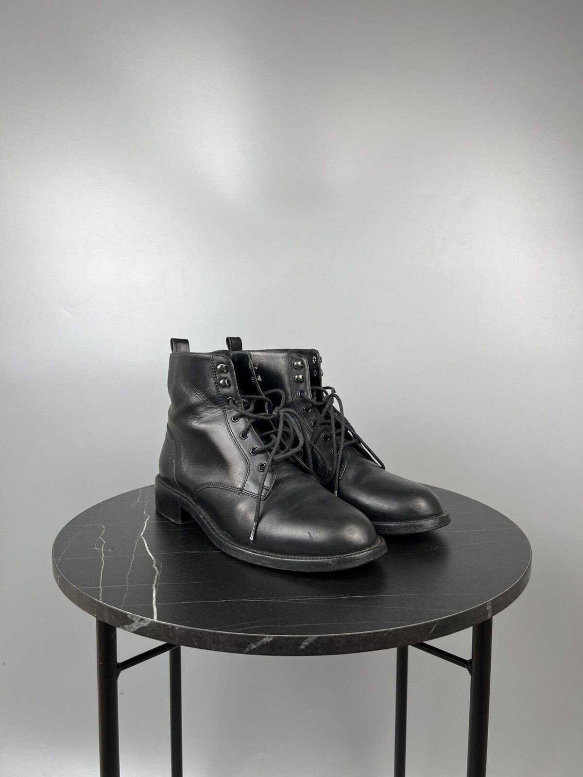 Stivaletti stringati da donna Saint Laurent Paris in pelle taglia EU 38 (Y0381)