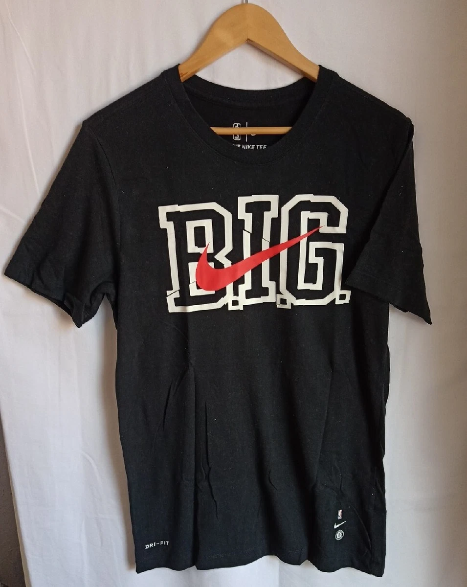 Nike Black T Shirt The Nike Tee Dri Fit Big Central Logo Size Small