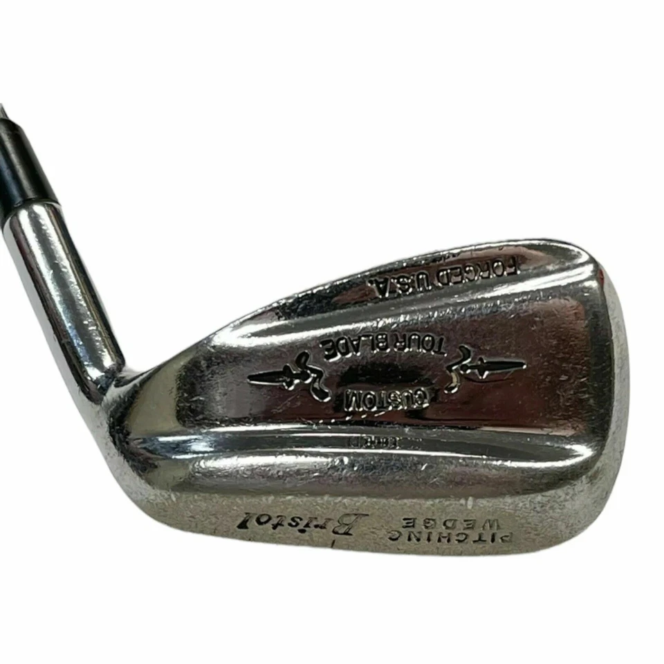Bristol Custom Tour Blade Forged U.S.A. Pitching Wedge PW Steel R/H Vintage Mens - Image 3 of 4