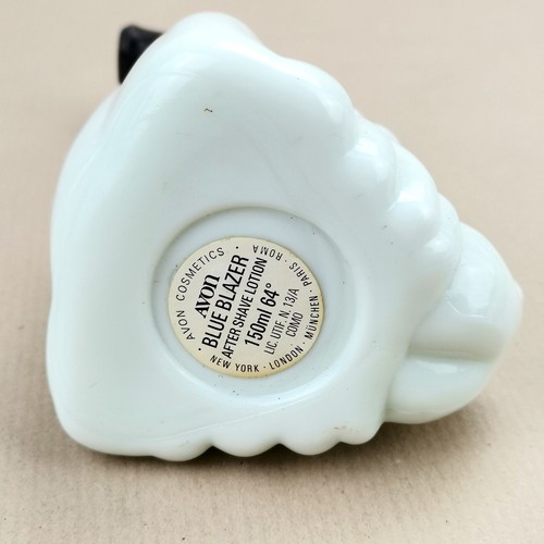 Vintage AVON Dog Pipe Blue Blazer Aftershave Lotion Collector’s Empty Bottle - Foto 6 di 12