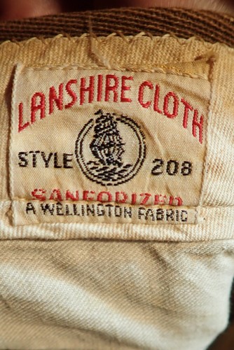 Rare 1930s Vintage Lanshire Cloth Gabardine Pleated Trousers 26x26 Pants w/Belt - Picture 4 of 18